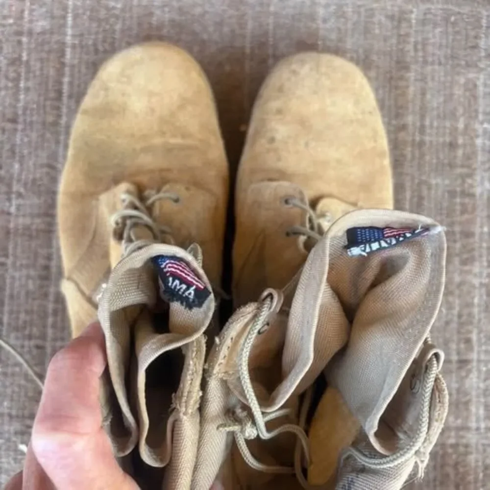 Altama Tan Suede Military Combat Boots size 10.5R